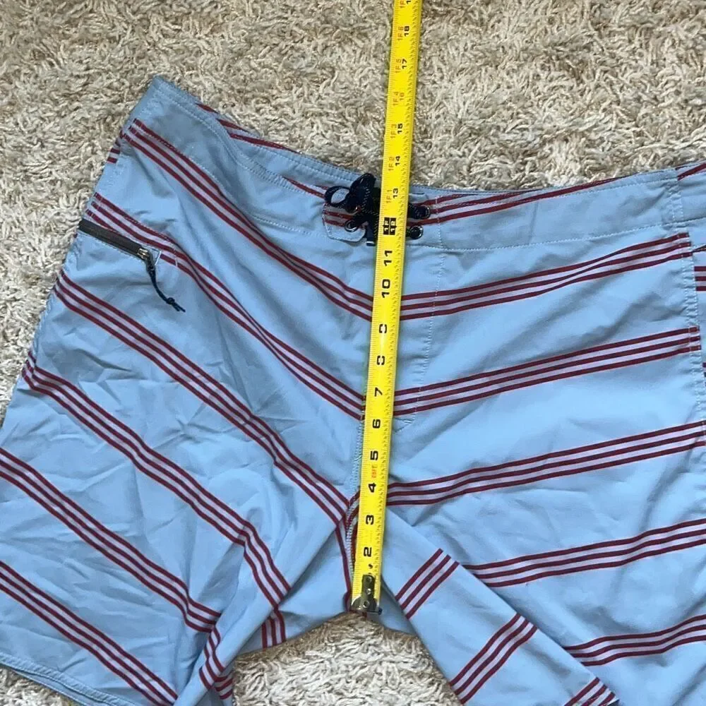 Vintage Patagonia Men's Size 38 Linerless Striped Zip Pocket Board Shorts